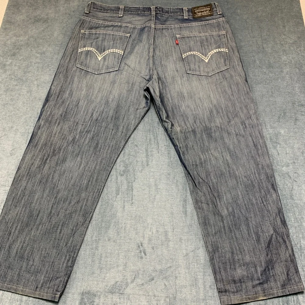 Vintage Levi's 569 The Original Jeans Mens 42x32 Blue Cotton Loose Straight Leg